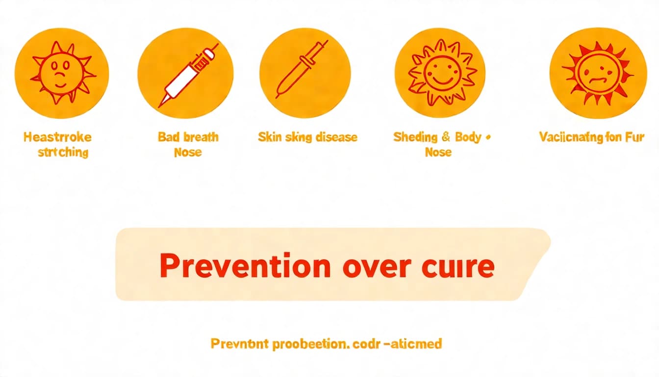 2026 狗狗常見健康問題與預防：中暑、口臭、皮膚病完整對策