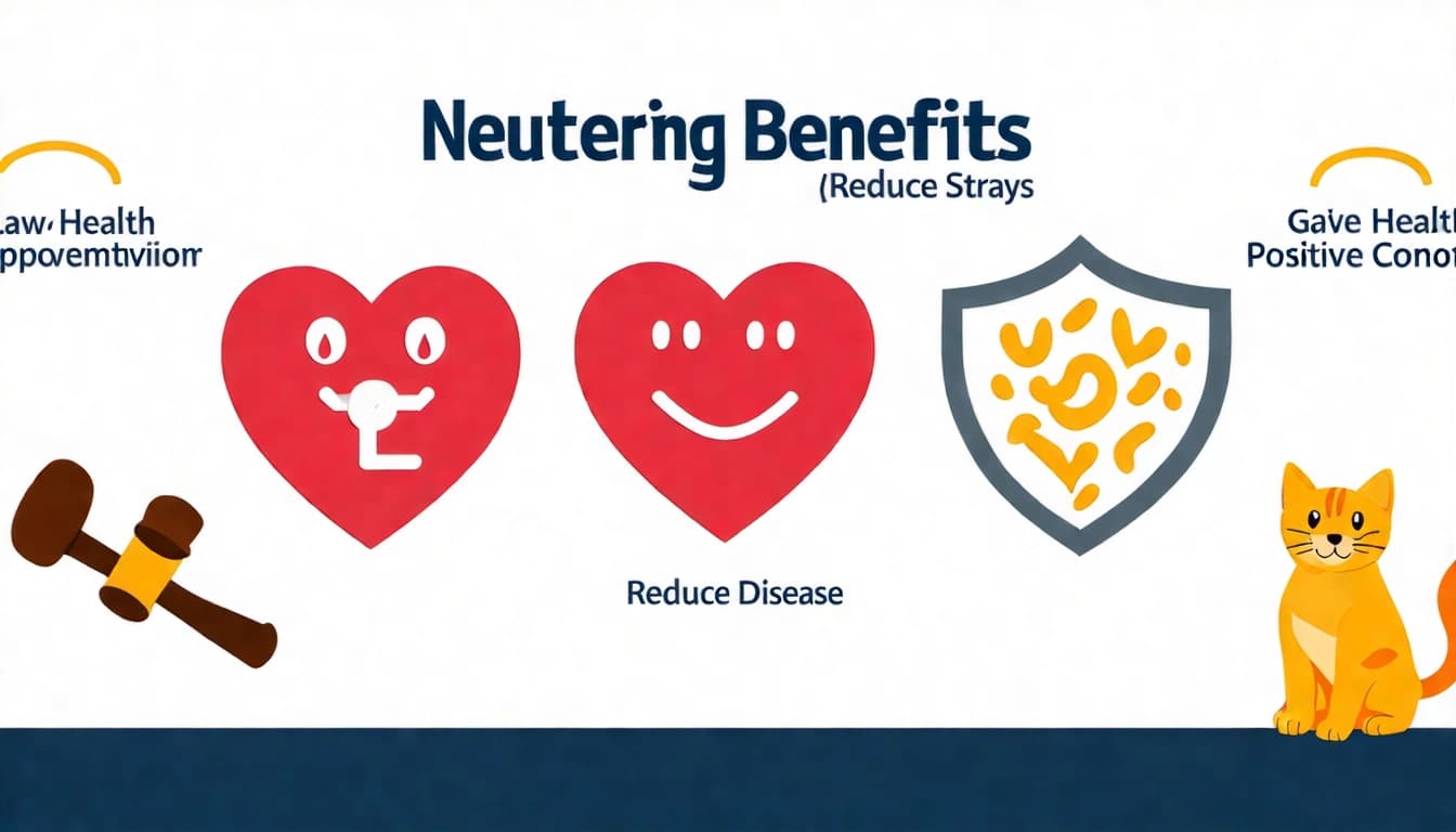 寵物為什麼要結紮？2026 好處、法規罰則、術後照顧一次看